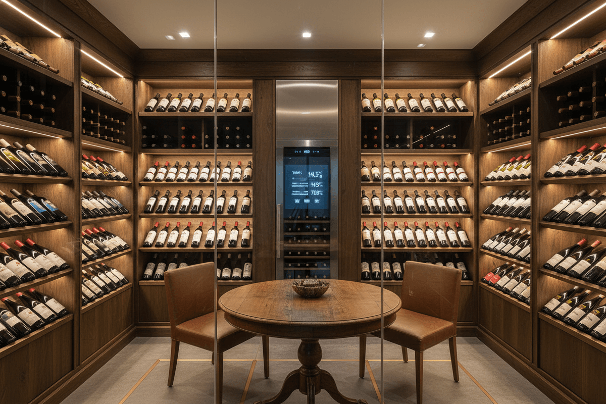 Wine cellar climate control system